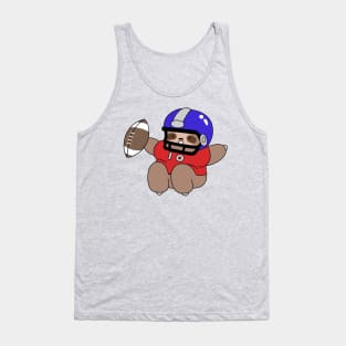 Football Player Sloth Tank Top